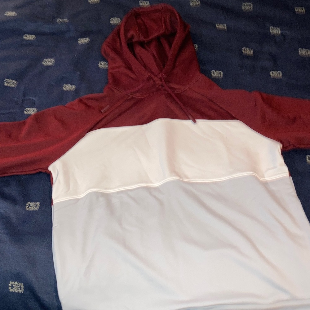 Under Armour Maroon and White Lightweight Jacket